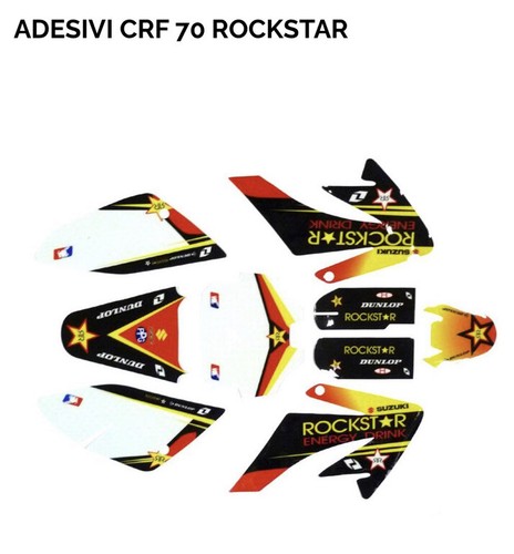 Kit grafiche adesivi - kit, rockstar