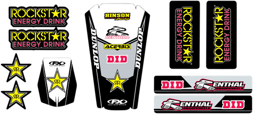 Rockstar kit adesivi - rockstar,
