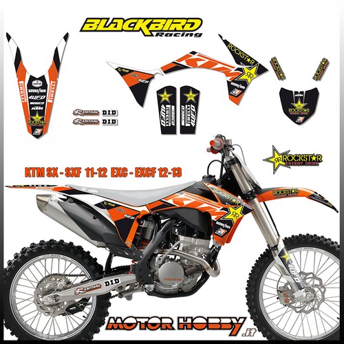 Kit grafiche blackbird - blackbird, adesivi