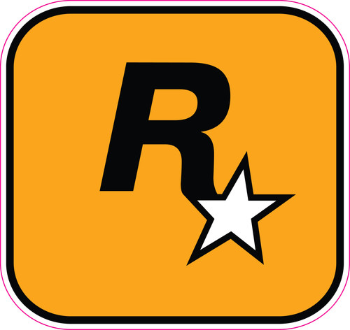 Rockstar logo vinyl - logo, sticker