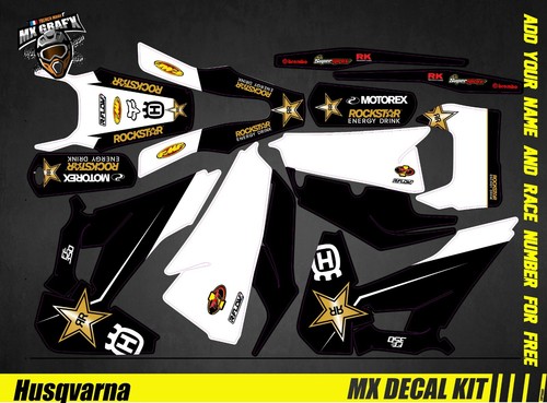 Kit adesivi moto husqvarna - adesivi,