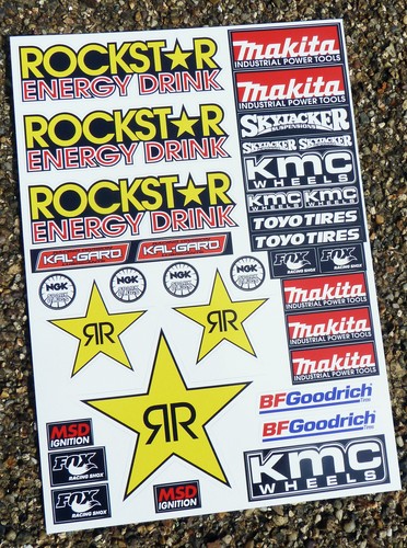 Adesivi decals rockstar - decals,