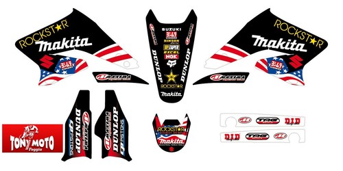 Kit grafiche adesivi rockstar - adesivi,