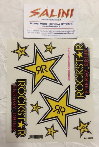 Adesivo foglio rockstar - foglio,